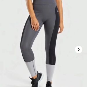Gymshark Charcoal/Grey Illusion Leggings NWT M